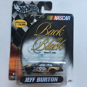 Hot Wheels Nascar Back in Black Jeff Burton Car